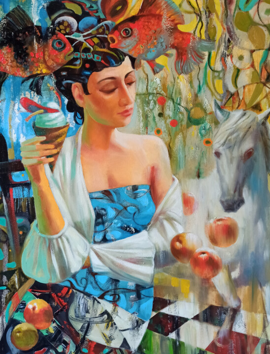 Metamorphoses 绘画, 35.4x27.6 in