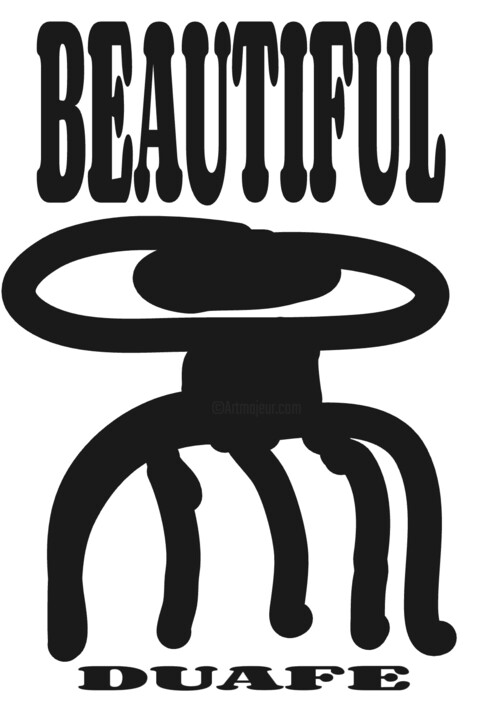DAJA BLAQQ:ART SERIES COLLECTION CALLIGRAPHY(ADINKRA/DUAFE) 数字艺术, 1,582x1,080 in