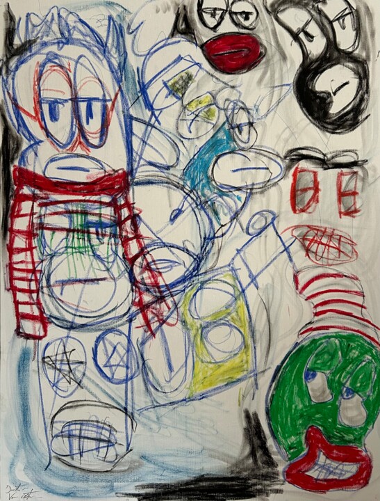 All eyes on me 绘画, 45.7x35 in