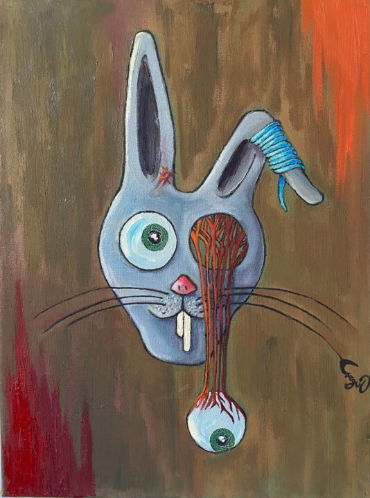 Pet Me If You Dare 绘画, 15.8x11.8 in