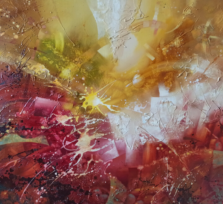 Awakening 绘画, 35.4x39.4 in