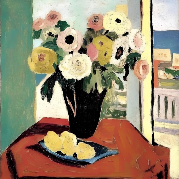 Flowers In A Vase 3 数字艺术