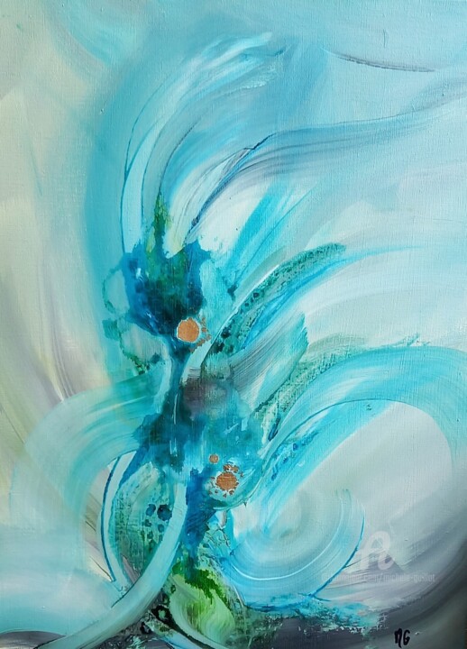 HAÏKU DES MERS / HAIKU OF SEAS Картина, 24x18,1 in