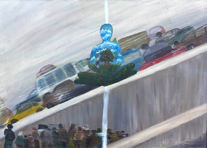 绘画,  19.7x27.6 in 