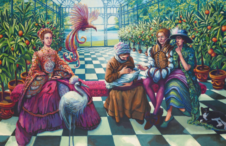 In der Orangerie Pittura, 47,2x63 in