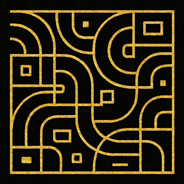 Digital Arts titled "Rhythms in Code" by Lidija Nidorfer, Original Artwork, 2D Digital Work