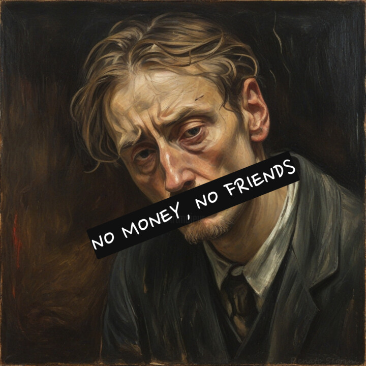 No Money, No Friends 数字艺术