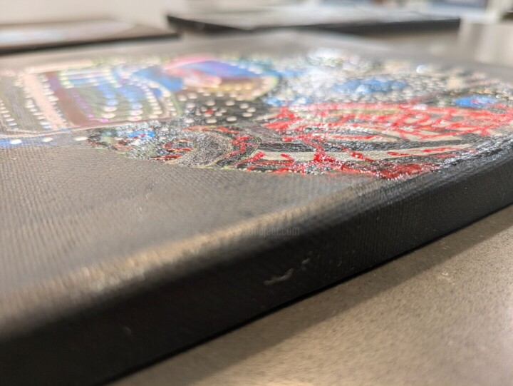Artwork's surface or texture
