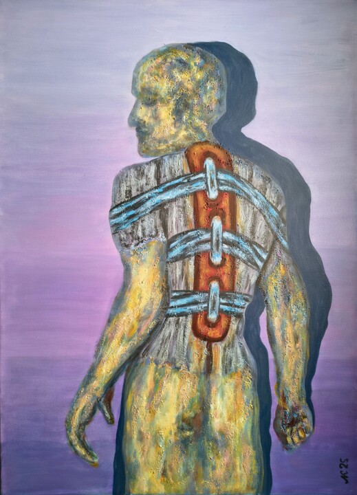 Shadow of the future 绘画, 35.4x25.6 in