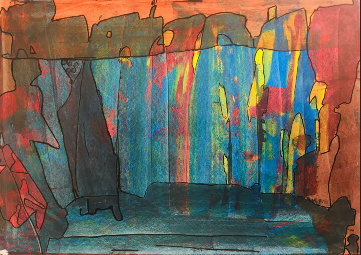 Annonceur 绘画, 8.3x11.7 in