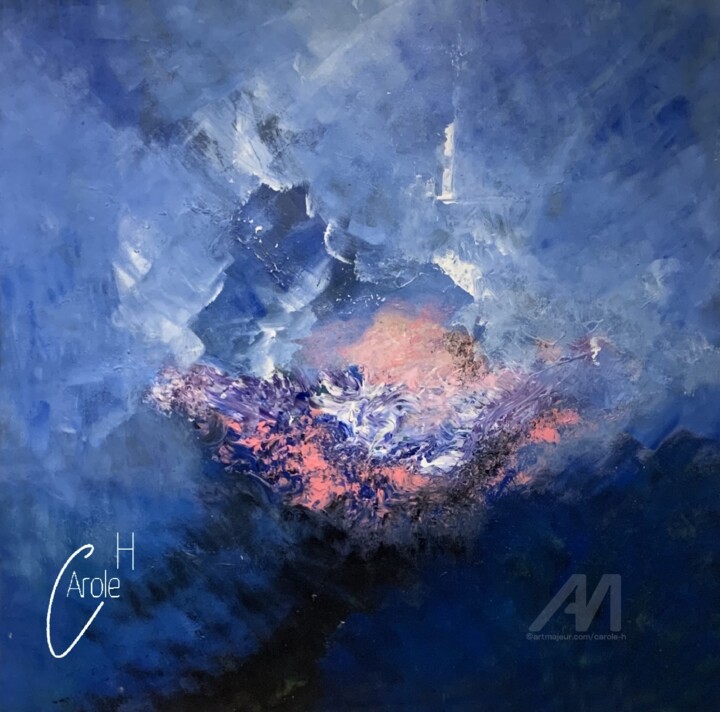 Supernova 绘画, 47.2x47.2 in