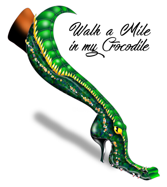 Walk a Mile in My Crocodile 数字艺术