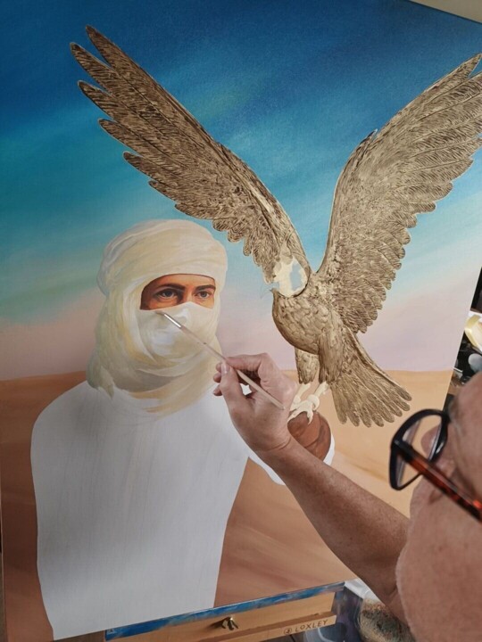 Steps of the making of the work