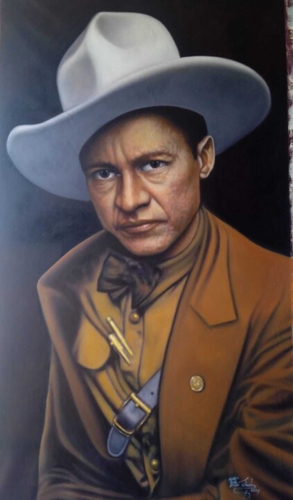 Jinete Silencioso 绘画, 49.2x35.4 in