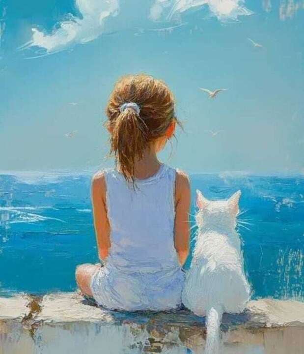 Ola de tranquilidad 绘画, 39.4x23.6 in