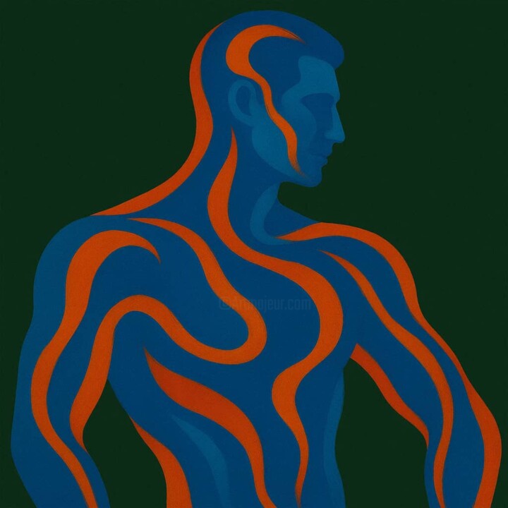 绘画,  47.2x47.2 in 