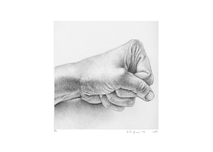 图画 标题为“dessins 15x15 #112…” 由Marie-Pascale Corcuff, 原创艺术品, 铅笔