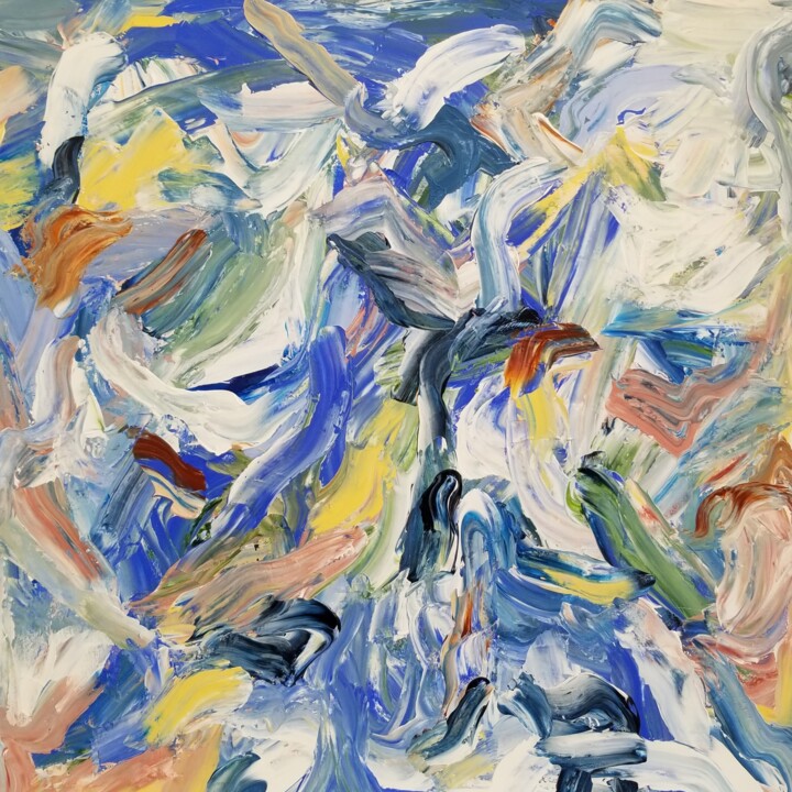 绘画,  36x36 in 