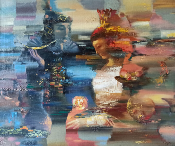 New day 绘画, 31.5x37.4 in