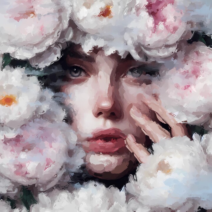 绘画 标题为“Vibration of love” 由Marina Fedorova, 原创艺术品, 油