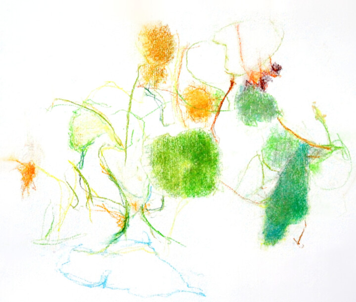 Nasturzio Schilderij, 6,7x7,9 in