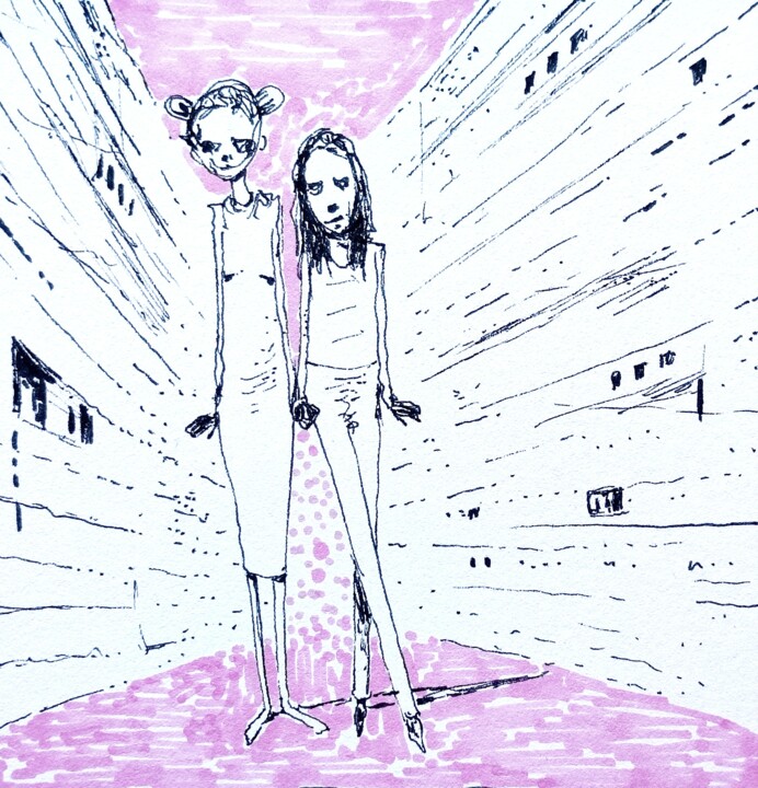 I'll buy you some shoes without high heels Disegno, 5,1x5,1 in