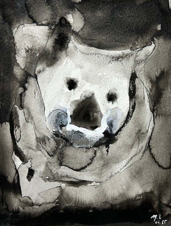 绘画,  9.5x7.9 in 
