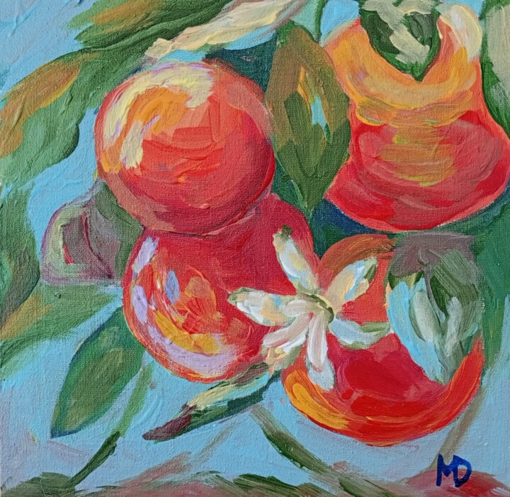 Oranges Tablo, 5,9x5,9 in