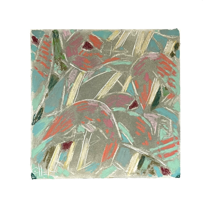 in tall grass 图画, 15.8x15.8 in