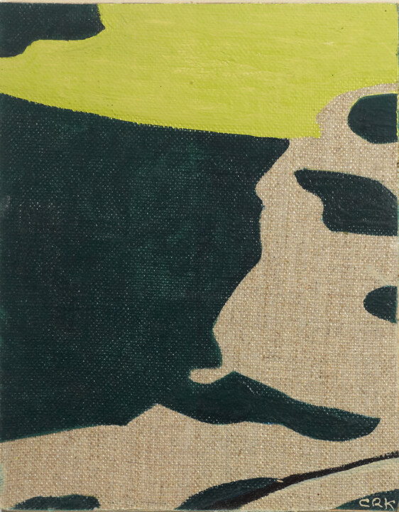 l'été fragment 26 绘画, 8.9x6.5 in