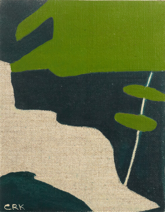 l'été fragement 23 Painting, 8.9x6.5 in