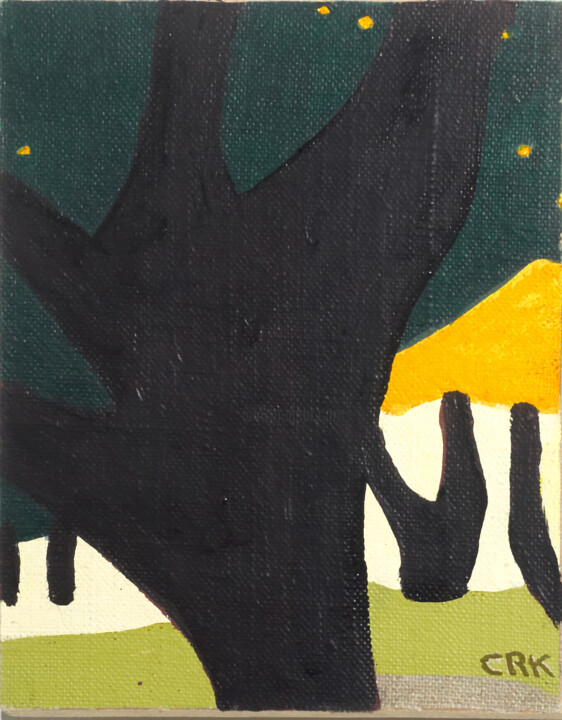 l'été fragment 19 Ζωγραφική, 8,9x6,5 in