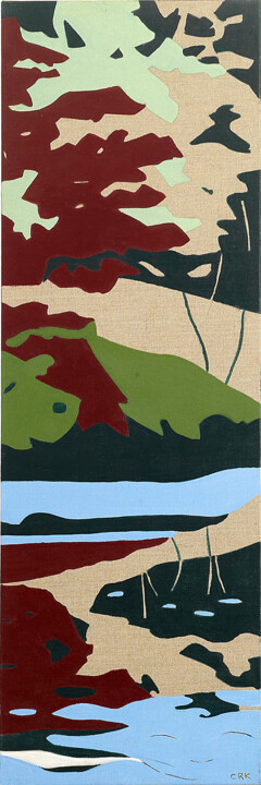 l'été fragment 4 Painting, 47.2x15.8 in