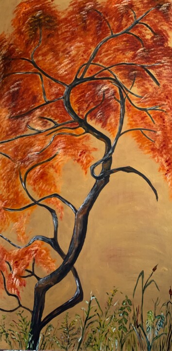 L’arbre aux vœux Pittura, 46,5x22,8 in