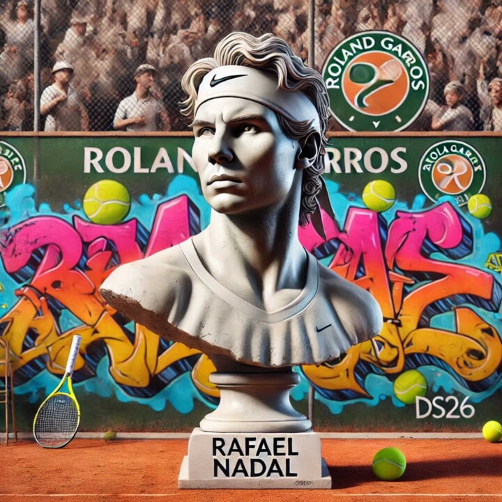 The Silence Before the Serve Картина, 47,2x47,2 in