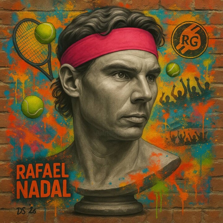 Rafa is Art 绘画, 47.2x47.2 in