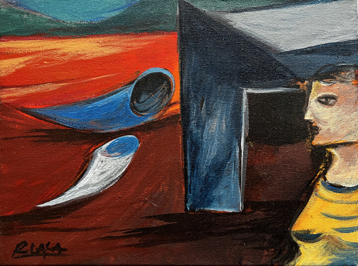绘画,  7.1x9.5 in 