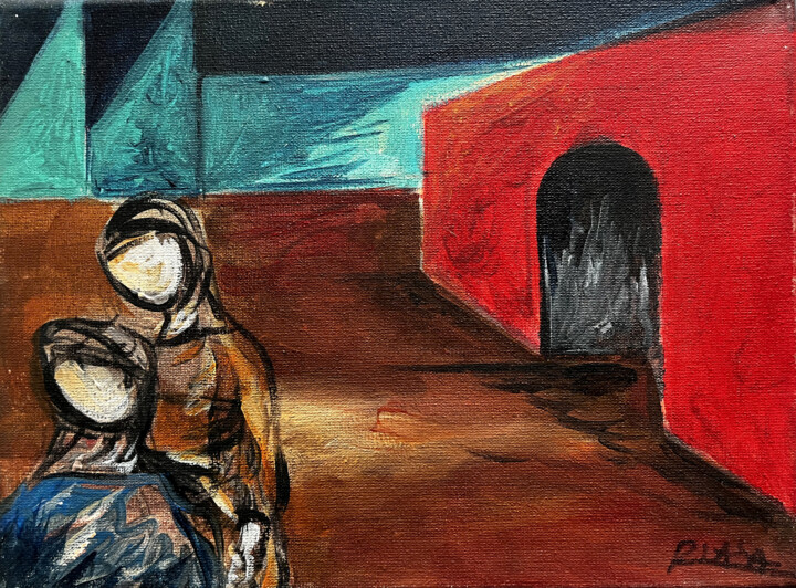 绘画,  7.1x9.5 in 