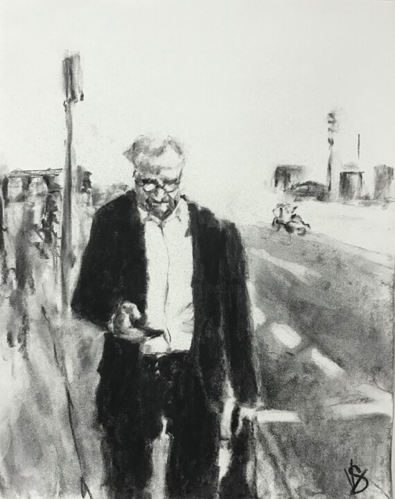 ‘Shit. Forgot the milk.’ 图画, 14x11 in