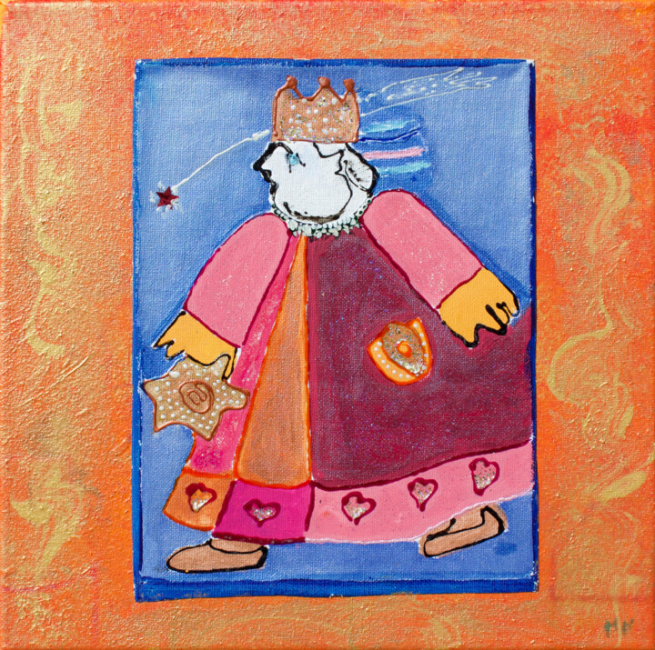 Le roi 绘画, 7.9x7.9 in