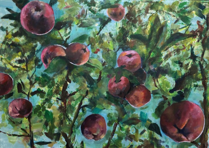 Apples 绘画, 27.6x19.7 in