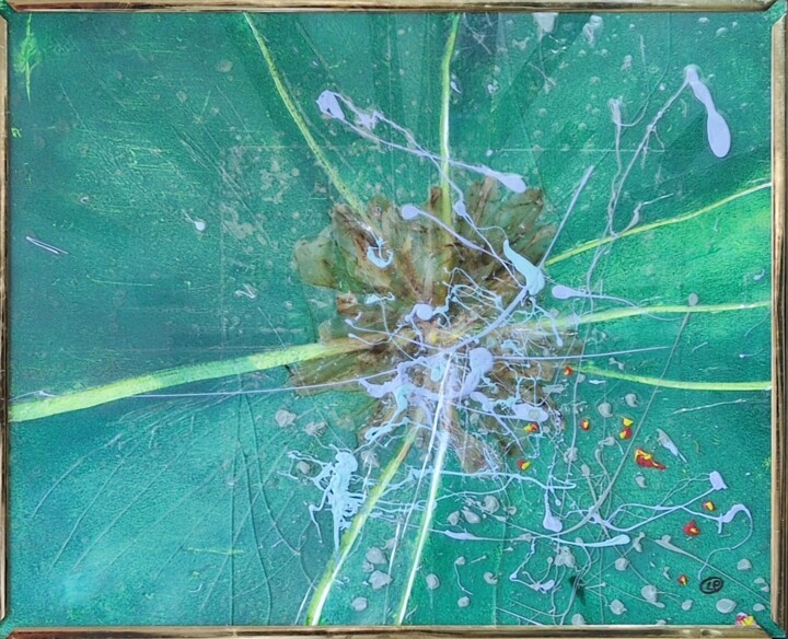 Drying Crushed Flower Картина, 11,8x11,8 in