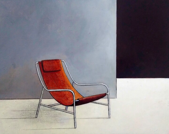 Painting titled "FLASHY" by Mea N. Ambrozo, Original Artwork, Acrylic Mounted on Cardboard