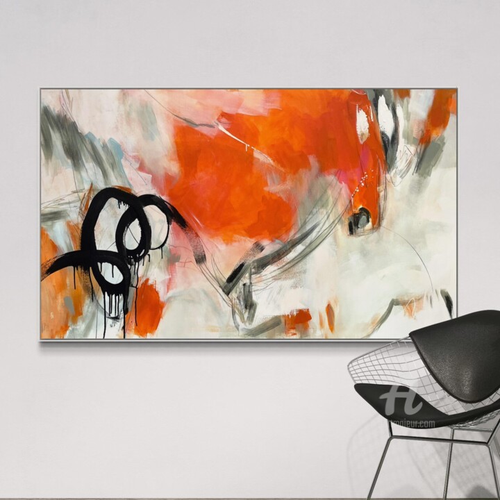 绘画,  35.4x59.1 in 
