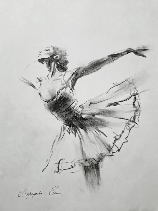 Балерина 图画, 11.7x8.3 in