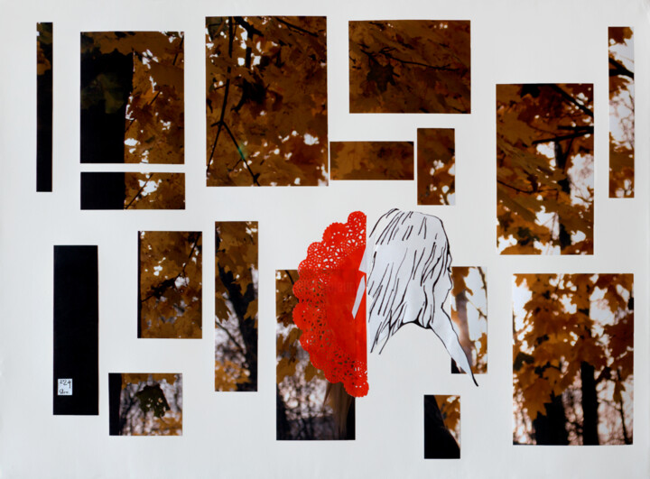 The Allegory 绘画, 15.2x21.3 in