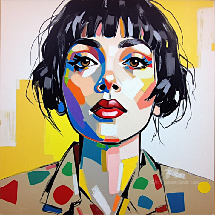 68-Retrato de mujer 数字艺术