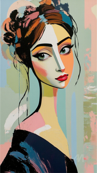 75-Retrato de mujer 数字艺术