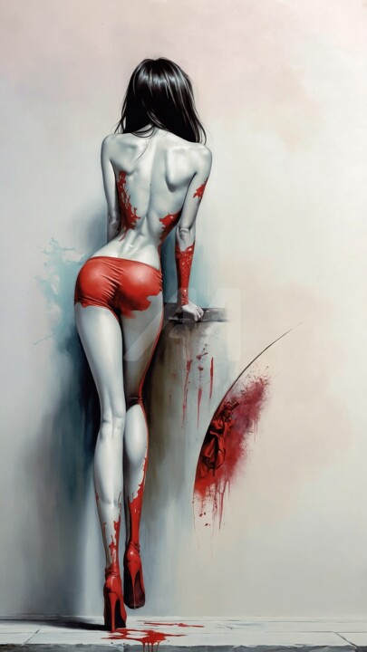 Panty Red 数字艺术