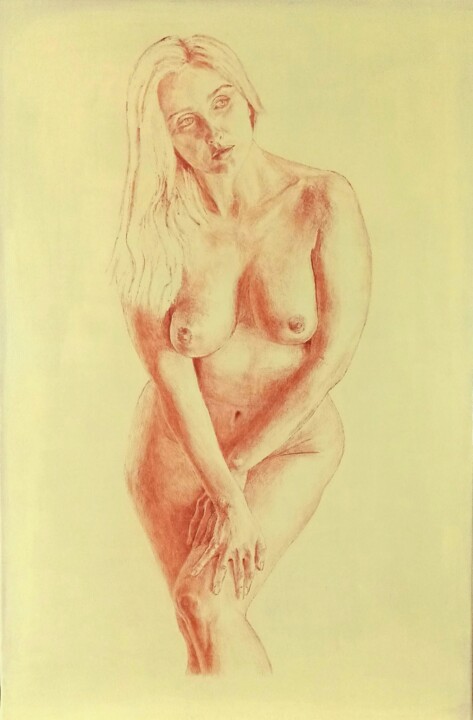 Female Nude Tablo, 35,4x23,6 in